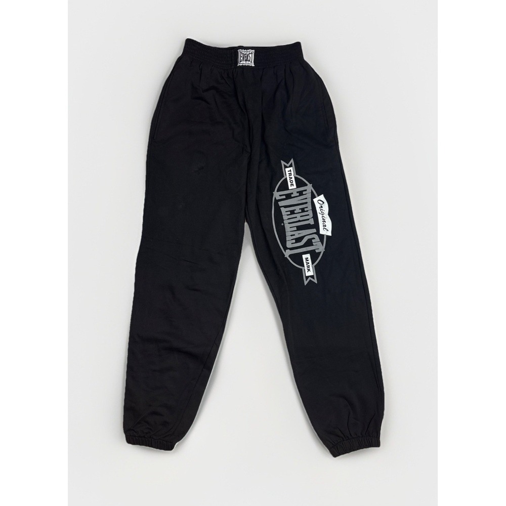 Vintage Everlast Heavyweight Boxing Sweatpants Black Men's Size Small